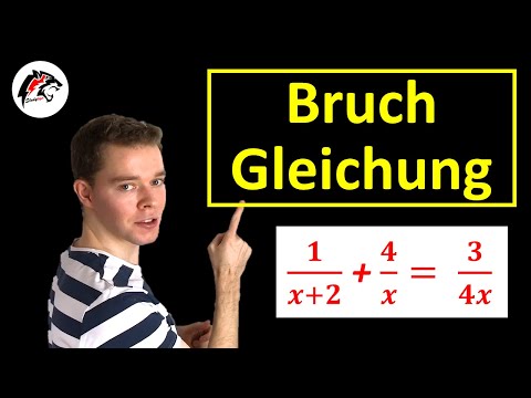 Bruchgleichungen lösen (mit Hauptnenner) | Mathe Tutorial