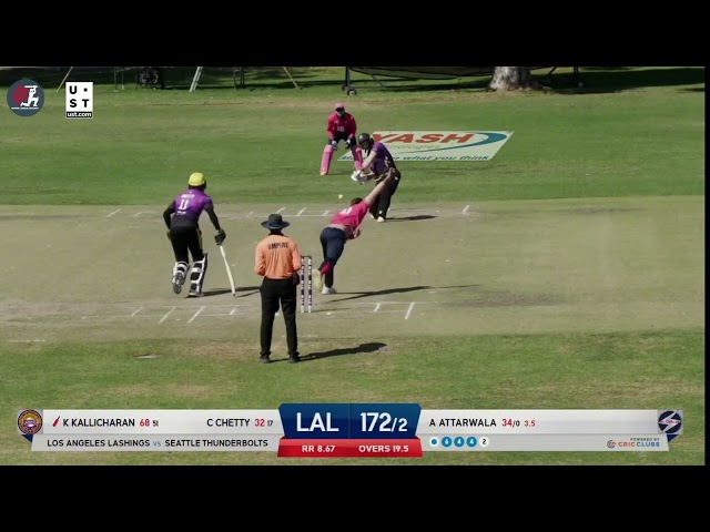 MiLC T20 Highlights: Seattle Thunderbolts vs Los Angeles Lashings
