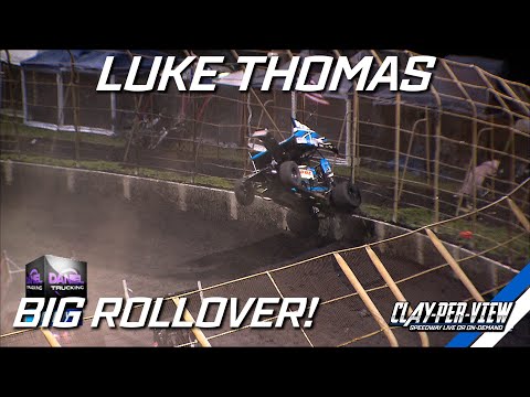 Sprintcars | Luke Thomas Rollover - Warrnambool - 27-29th Jan 2023 | Clay-Per-View Highlights