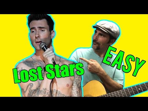 How To Play - Lost Stars by Adam Levine - Acoustic Guitar Lesson - Beginner Song For Guitar