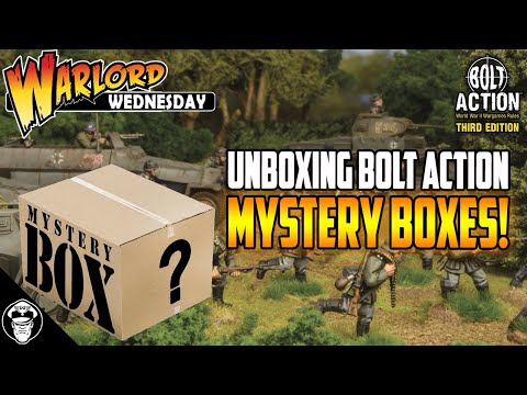 These are AWESOME! Unboxing TWO Bolt Action Mystery Boxes! Feat. Warlord Games