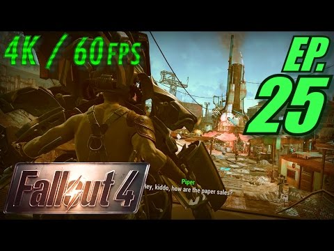 Fallout 4 Walkthrough in 4K Ultra HD / 60fps, Part 25: Entering Diamond City w/ Codsworth