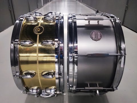 SNARE BATTLE: GRETSCH BELL BRASS vs SORVA CAST STEEL