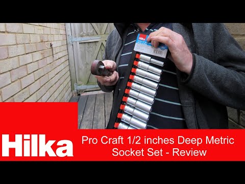 Hilka 01041002 Pro Craft 1/2 inches Deep Metric Socket Set, 10 Peices - Review