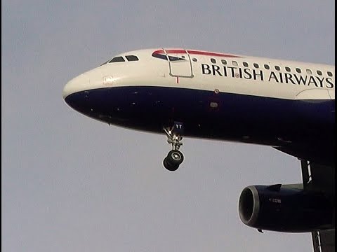 British Airways Airbus A320-232 G-EUYT final approach over "Der Clou" - Berlin Tegel airport