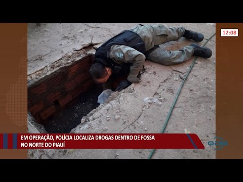 Polícia localiza drogas dentro de fossa durante operação em Joaquim Pires 18 06 2021
