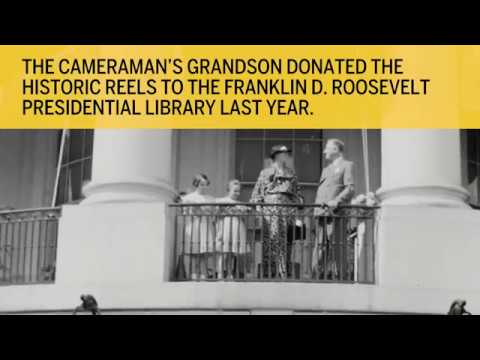 See rare video footage of Franklin D. Roosevelt walking