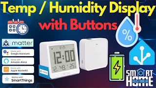 Meross MS130H Review: Long-Range Temp & Humidity Display + Matter Hub (433 MHz, Big Clock)
