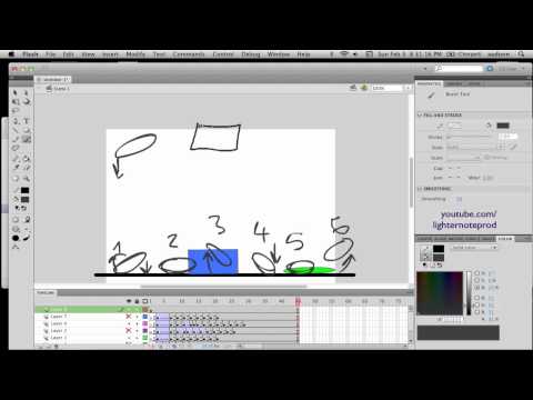 Adobe Flash Basics How to Animate Camera Moves in your Cartoon