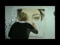 Artist Paints Astonishingly Real Portrait With Marker Pens And Oil Paints