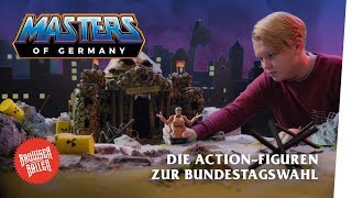 Action-Figuren zur Bundestagswahl Die Masters of Germany Action-Figuren