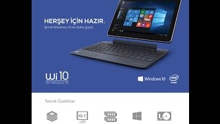 Hometech Wi 10 tablet PC incelemesi