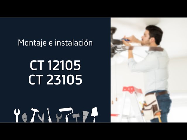 Ventoinha de Teto com Luz Orbegozo CT 12105 55W 105cm 3 Velocidades Silenciosa Função Inverno video