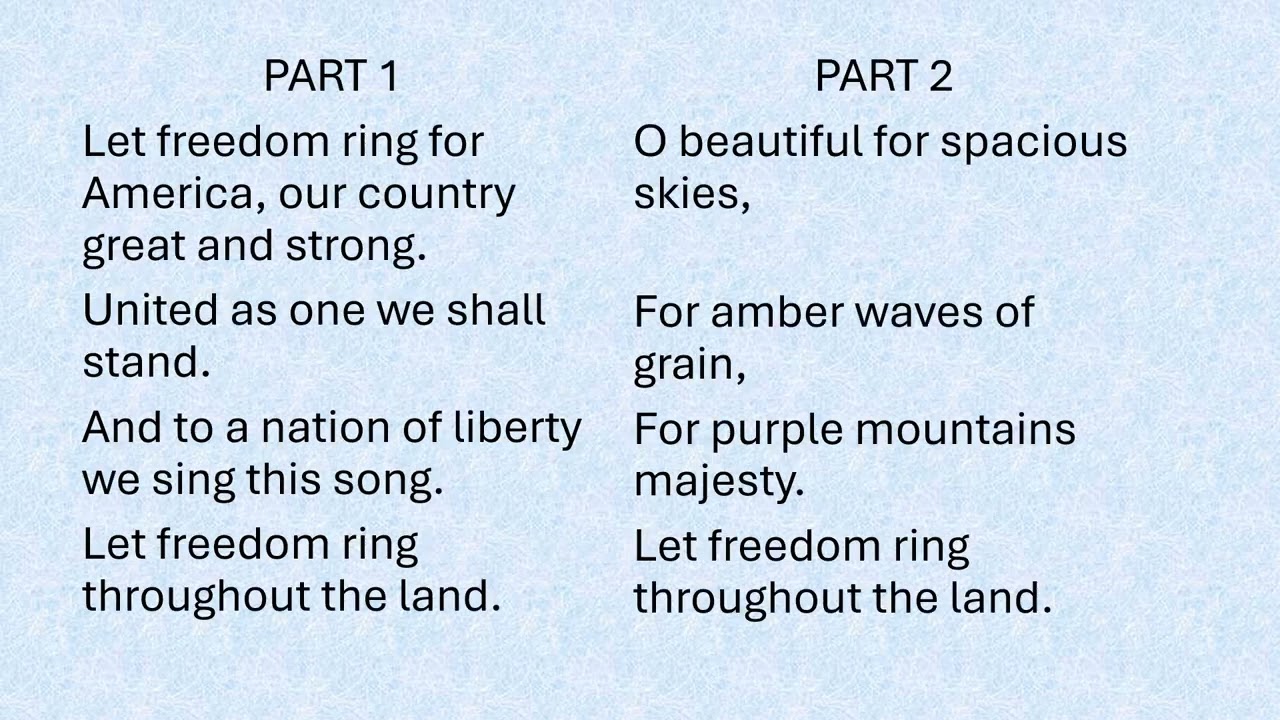 Let Freedom Ring! - Accompaniment Track