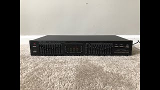Video thumbnail for Realistic 31-2020A Stereo Frequency Equalizer EQ by Audio Electronics