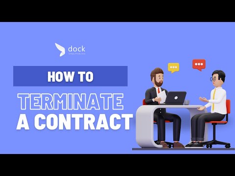 How to terminate a contract
