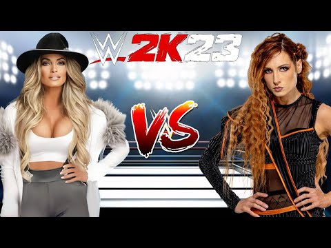 WWE 2K23 TRISH STRATUS VS. BECKY LYNCH!
