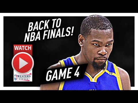 Kevin Durant Full Game 4 Highlights vs Spurs 2017 Playoffs WCF - 29 Pts, 12 Reb, BEAST!