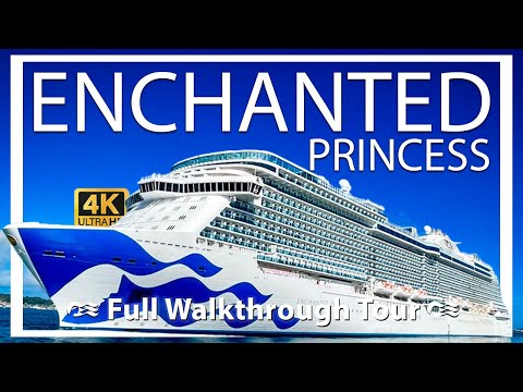 Enchanted Princess | Full Walkthrough Ship tour & Review | Princess Cruises