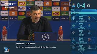 CONFERÊNCIA DE IMPRENSA DE SÉRGIO CONCEIÇÃO APÓS JOGO COM CLUB BRUGGE!