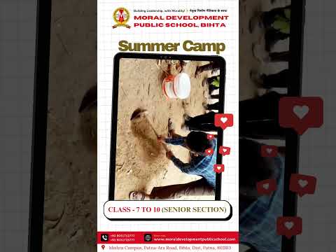 Summer Camp Activity – Senior Section at MDPS Bihta! 🌱