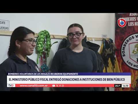 El MPF entregó donaciones a bomberos, merenderos e instituciones solidarias en Tucumán