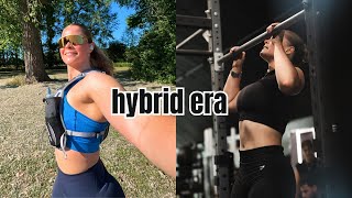 humbled by another fitness event | hybrid training vlog