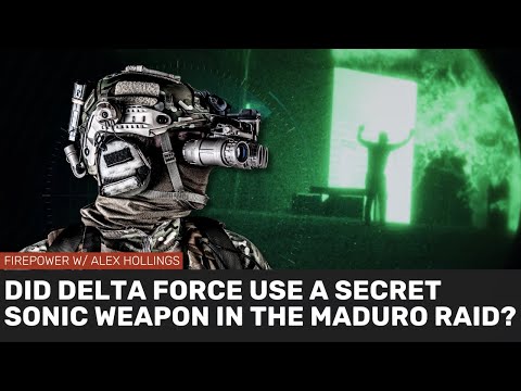 America's secret SONIC WEAPON used in the MADURO RAID?