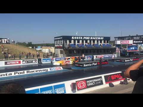 Funny car run at VW action