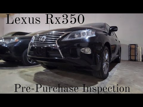 Lexus Rx350 Pre-Purchase Inspection | Buying A Used Car? | HerbzAutoCare