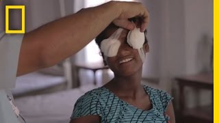 Two Blind Sisters See for the First Time