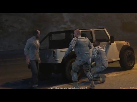 Grand Theft Auto 5 - Trevor Rampage: Military & Wedding Escape (GTA 5 Walkthrough Part 115)