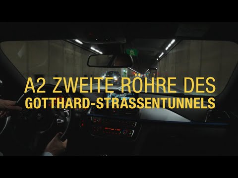 A2 zweite Röhre des Gotthard-Strassentunnels