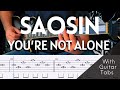 Saosin- You’re Not Alone Cover (Guitar Tabs On Screen)