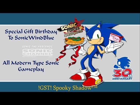Sonic Forces Speed Battle - Play For Fun #192 - Special Gift Birthday SWB - All GamePlay Sonic