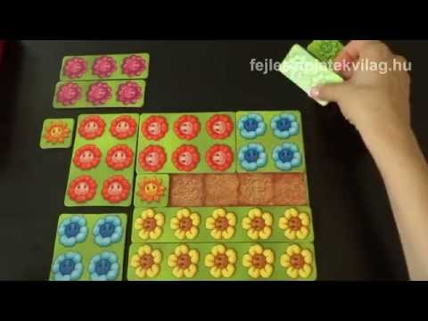 Okos kertész játékszabály, logikai társasjáték és egyszemélyes logikai játék egyben, 4-7 év - Fejlesztő Játék Világ