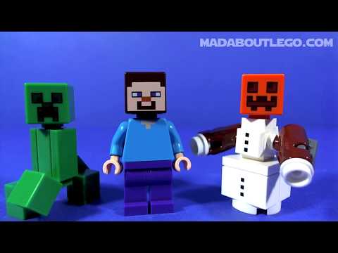 Vidéo LEGO Minecraft 21120 : La cachette dans la neige