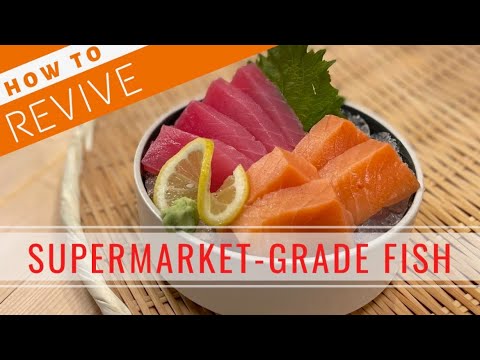 How to Revive Supermarket-Grade Fish【Sushi Chef Eye View】