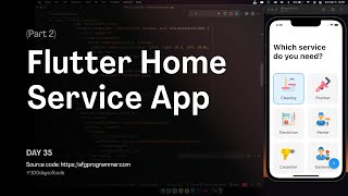 Download the video "Flutter UI | Home Service Application UI Design (part 2) - Day 35"
