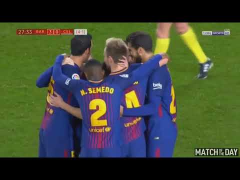 Barcelona vs Celta Vigo 5-0 All Goals & Extended Highlights Copa del Rey 11 01 2018 HD