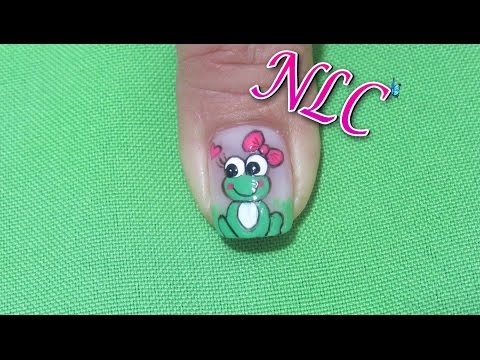 Decoracion de uñas Ranita – Como Pintar ranitas – Frog Nail art – NLC