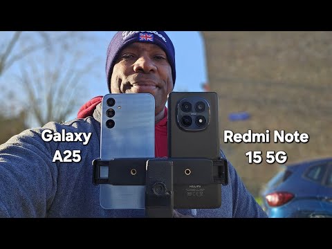 Redmi Note 15 5G (Global) vs Galaxy A25 Camera Test 