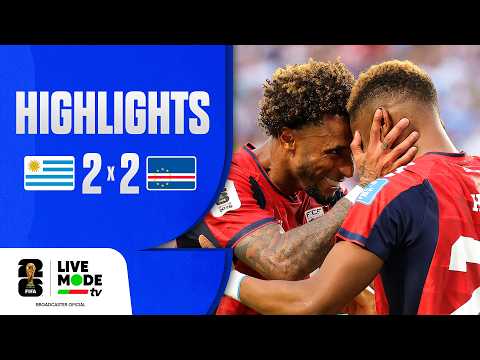 Uruguai 2-2 Cabo Verde (WC 2026)