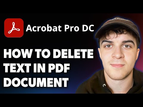 How to Delete Text in PDF Document Using Adobe Acrobat Pro DC [2025 Full Guide]