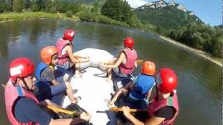 preview picture of video 'Adventure-sky.pl - Rafting - Dunajec - 2012.08.08 - HD'