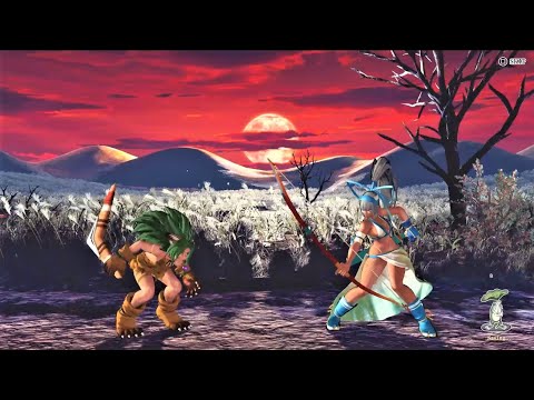 Cham Cham vs Majikina Mina (Hardest AI) - Samurai Shodown
