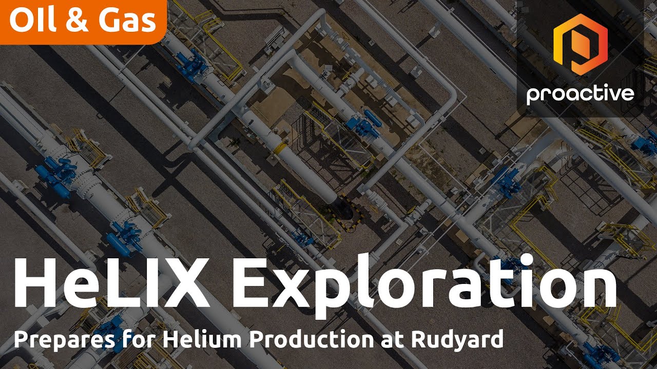 HeLIX Exploration CEO on latest milestone as it prepares for helium production at Rudyard 