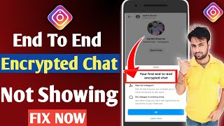 Instagram end to end encrypted option not showing | how to get end to end encrypted chat option 100%