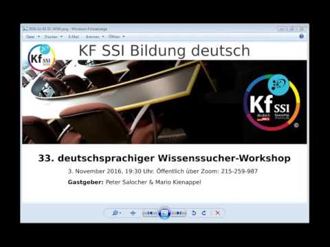 2016 11 03 PM Public Teachings in German - Öffentliche Schulungen in Deutsch