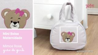 Bolsa Maternidade Mimos Rosa | Ref: 54254